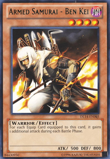 Armed Samurai - Ben Kei (Green) [DL14-EN003] Rare (ONLINE ORDER ONLY)