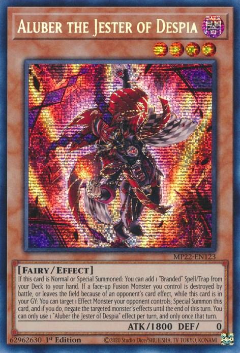 Aluber the Jester of Despia [MP22-EN123] Prismatic Secret Rare (ONLINE ORDER ONLY)