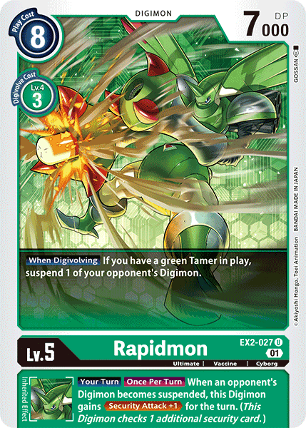 Rapidmon [EX2-027] [Digital Hazard] (ONLINE ORDER ONLY)