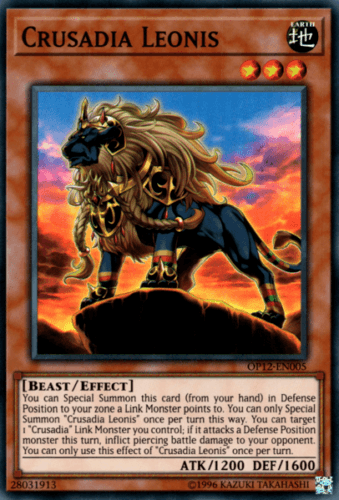 Crusadia Leonis [OP12-EN005] Super Rare (ONLINE ORDER ONLY)