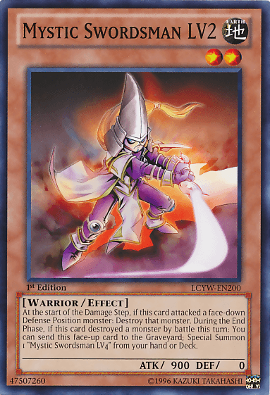Mystic Swordsman LV2 [LCYW-EN200] Common (ONLINE ORDER ONLY)