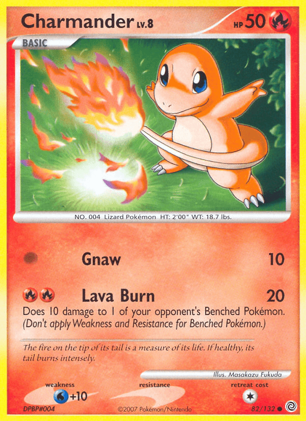 Charmander (82/132) [Diamond & Pearl: Secret Wonders] (Online Only)