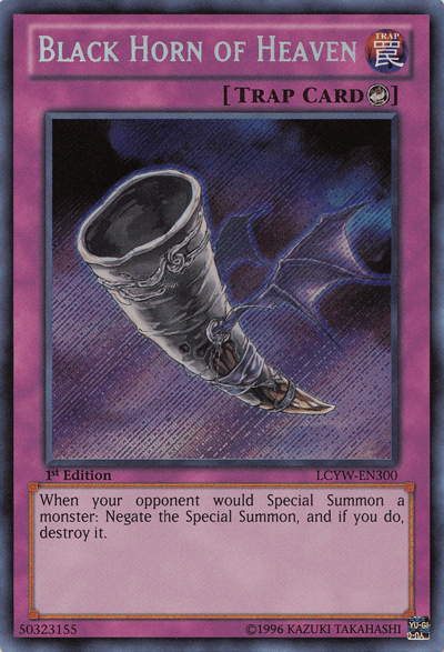 Black Horn of Heaven [LCYW-EN300] Secret Rare (ONLINE ORDER ONLY)