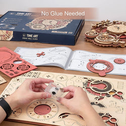 3D Wooden Art Zodiac Wall Clock Puzzle. (ONLINE ORDER ONLY)