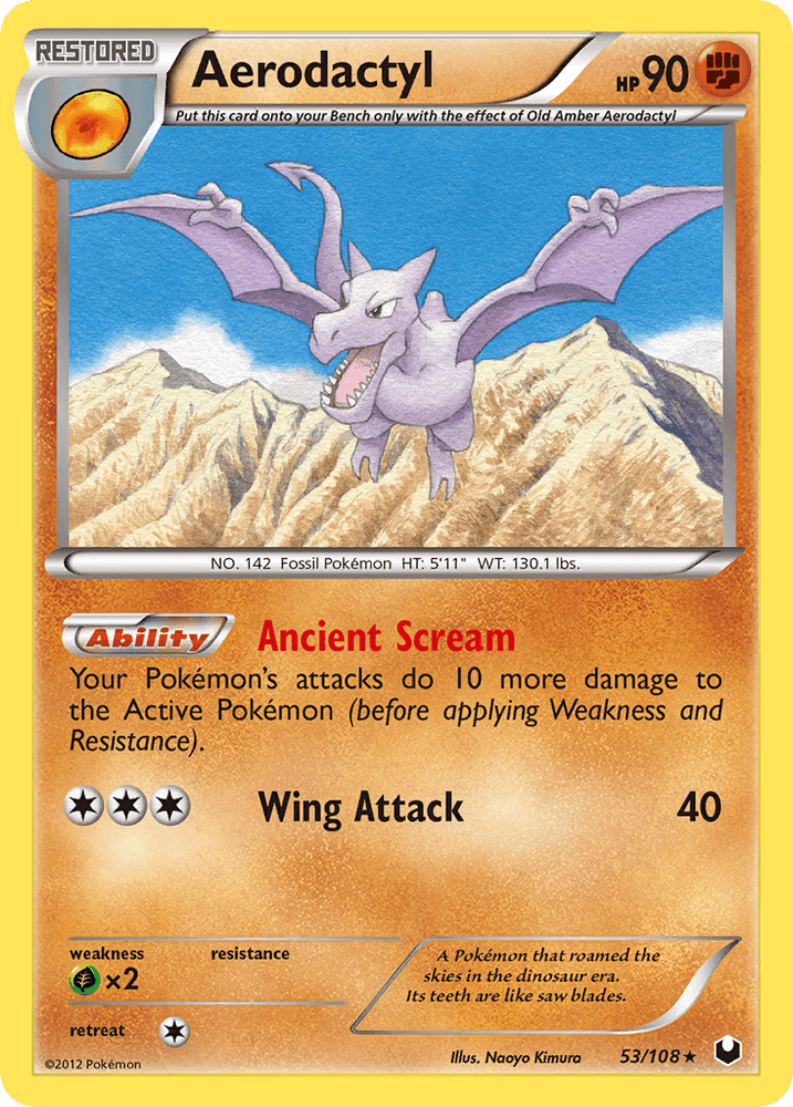 Aerodactyl (53/108) [Black & White: Dark Explorers] (Online Only)