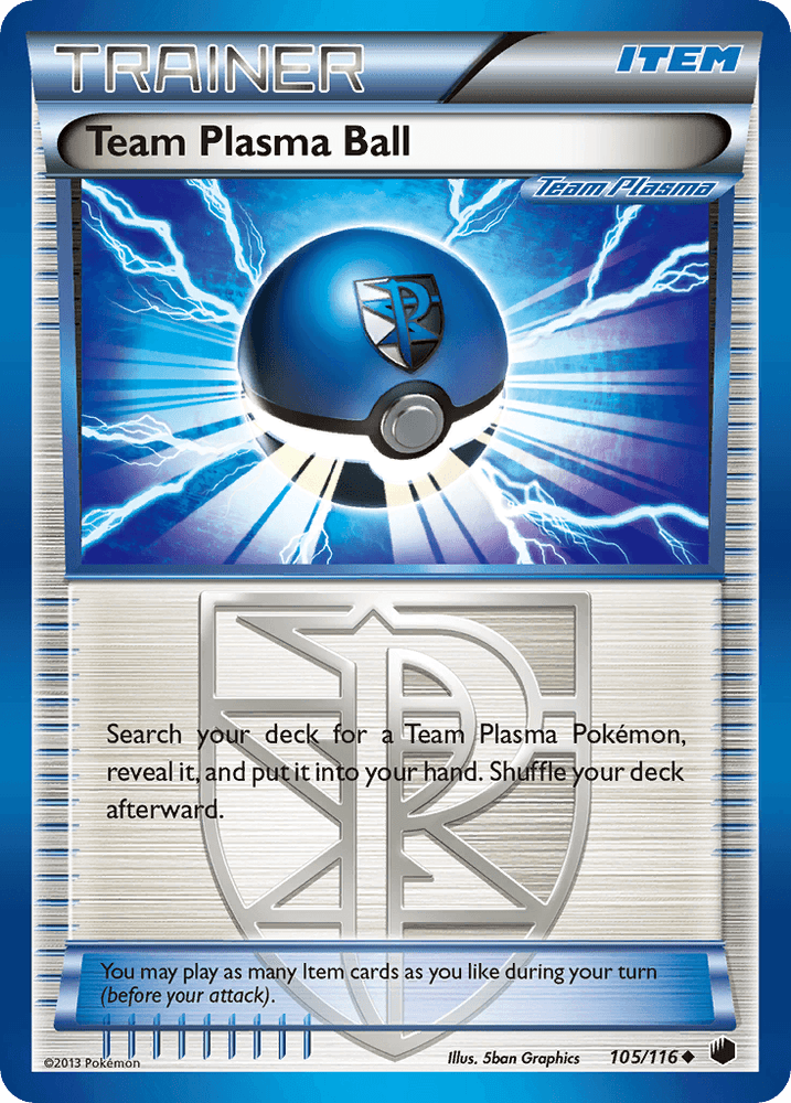Team Plasma Ball (105/116) [Black & White: Plasma Freeze] (Online Only)