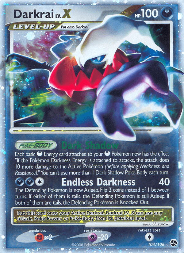 Darkrai LV.X (104/106) [Diamond & Pearl: Great Encounters] (Online Only)