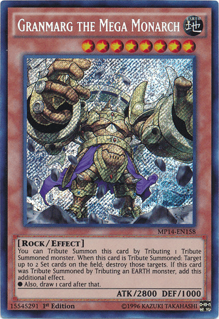 Granmarg the Mega Monarch [MP14-EN158] Secret Rare (ONLINE ORDER ONLY)