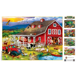 Farm & Country - Barnyard Crowd 1000 Piece Jigsaw Puzzle (ONLINE ORDER ONLY)