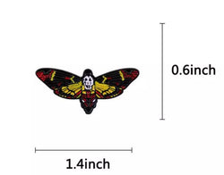 Deaths Head Moth Silence of the Lambs Enamel Pins Near Me (ONLINE ORDER ONLY)