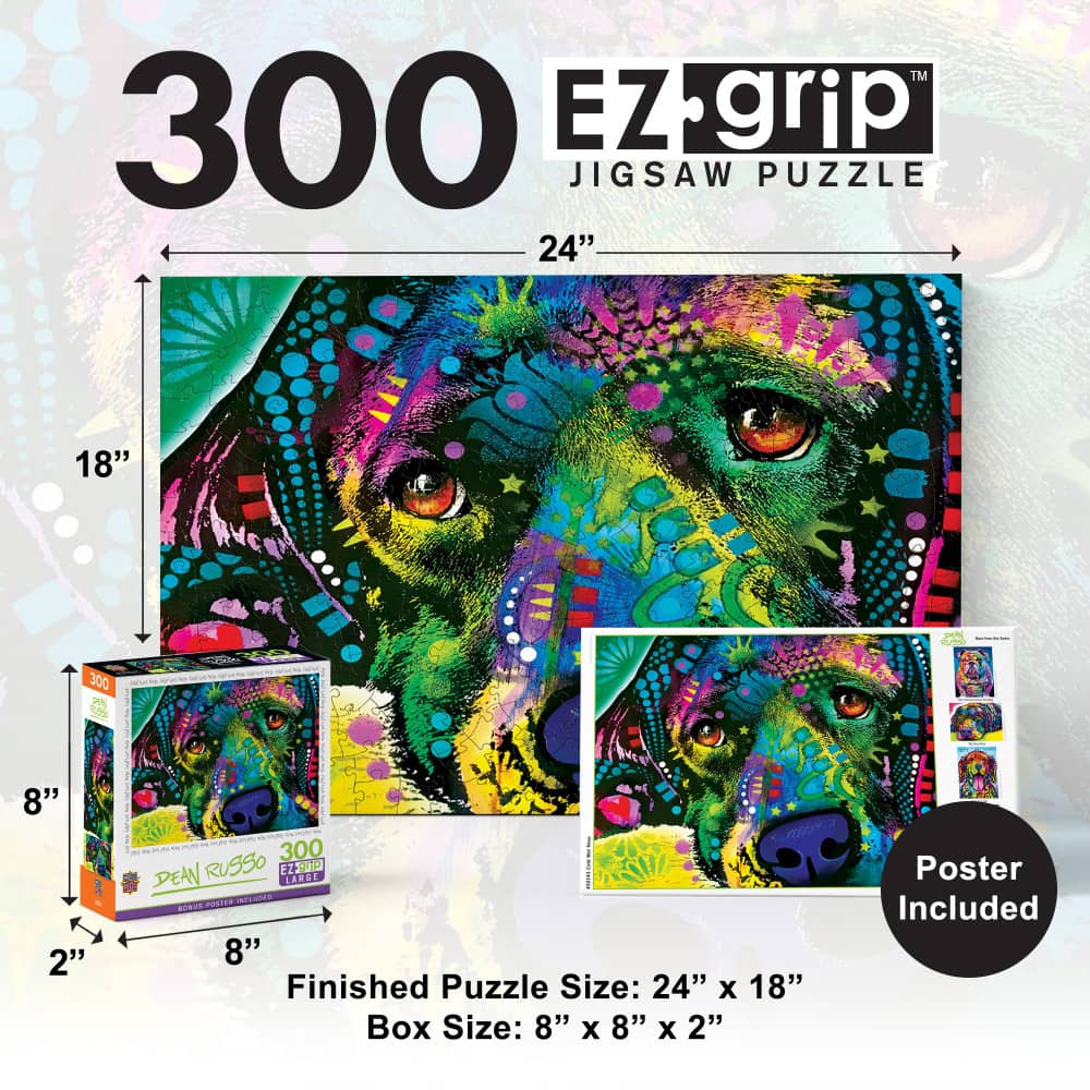 Dean Russo - Cold Wet Nose 300 Piece EZ Grip Jigsaw Puzzle
