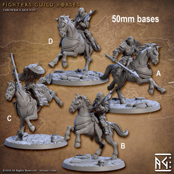 Fighters Guild Horses (Mounted Cavalry Units) (Online Only)