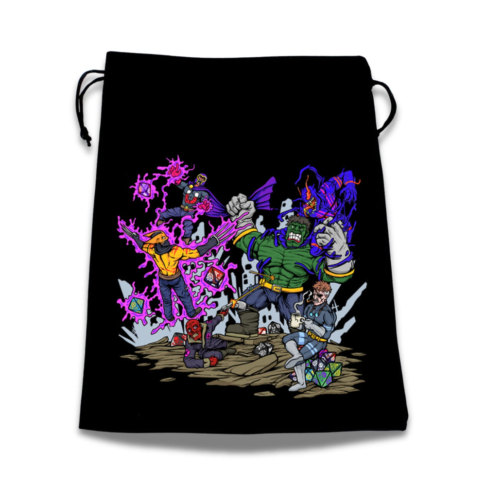 Fighting Superheroes |  Premium Dice Bag (ONLINE ORDER ONLY)