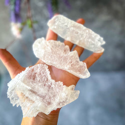 Fishtail Selenite Raw Specimens, Ethically Sourced Water Selenite (ONLINE ORDER ONLY)