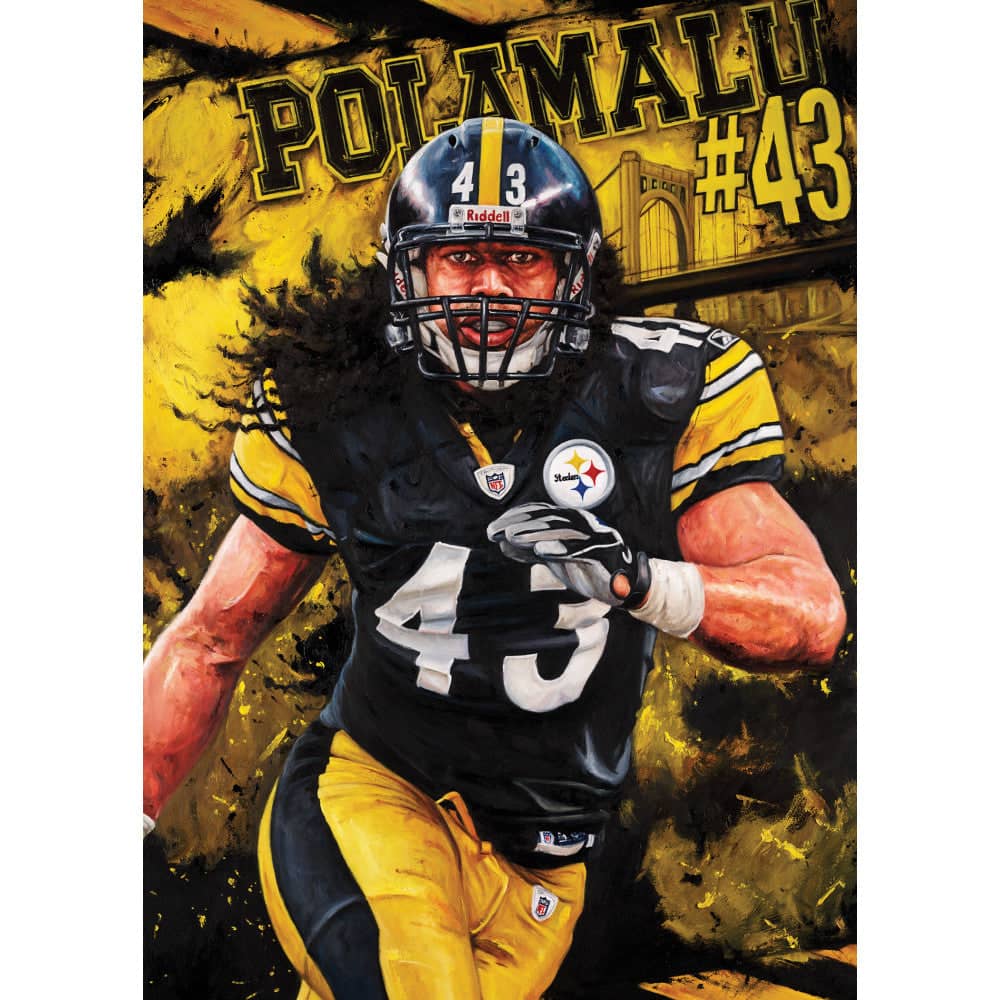Legends of the Game - Troy Polamalu 500 Piece Jigsaw Puzzle