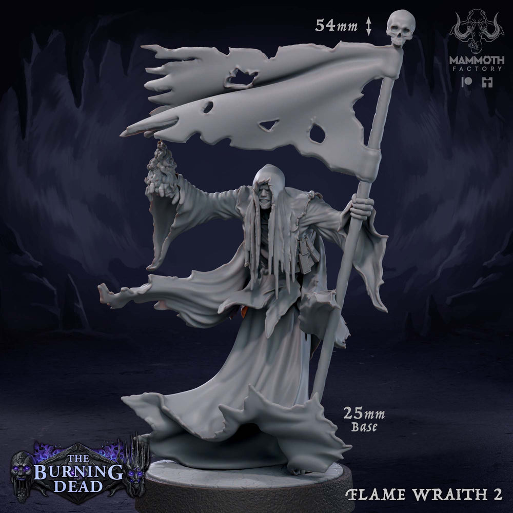 Flame Wraith: Sculpt 2 (Bannerman) (Online Only)