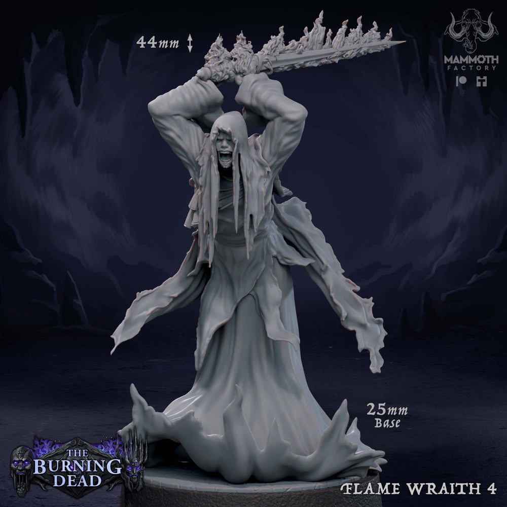 Flame Wraith: Sculpt 4 (Online Only)
