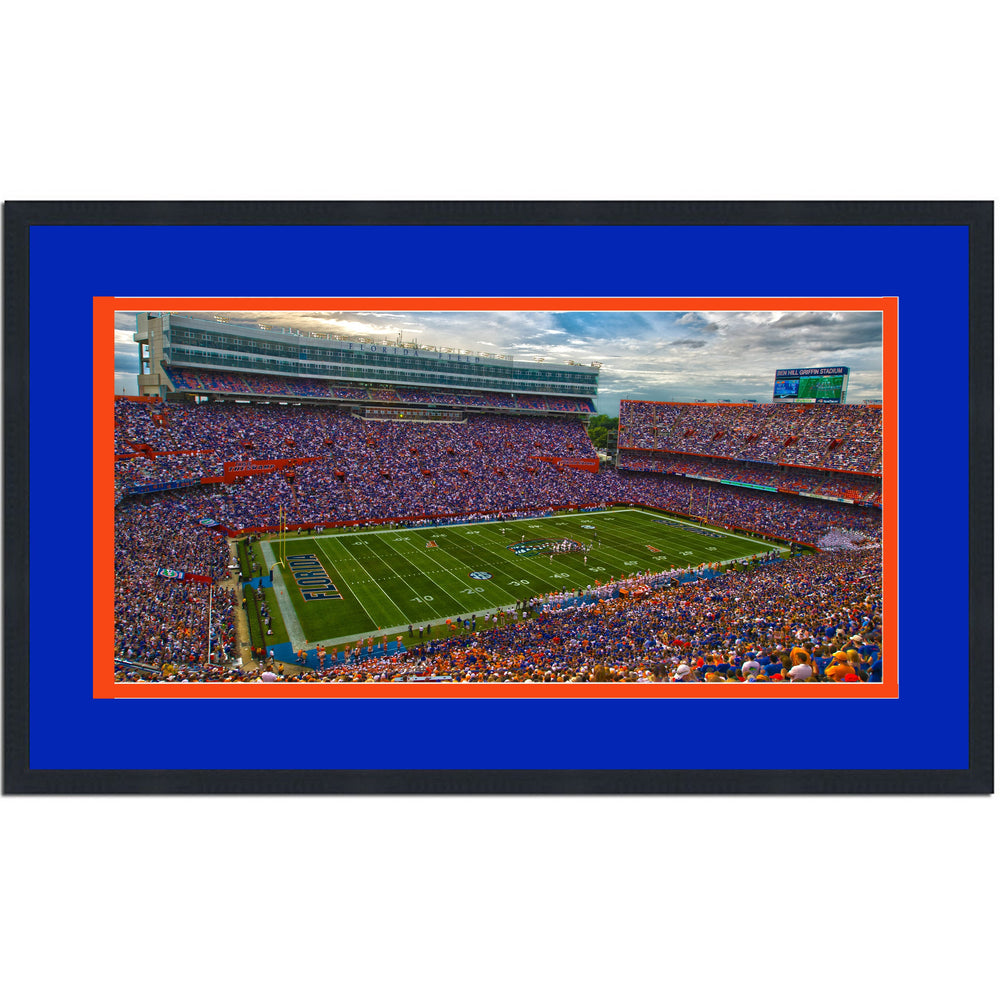 Framed Ben Hill Griffin Stadium (The Swamp) Florida Gators 16x24 NCAA Football Photo Professionally Matted (ONLINE ORDER ONLY)