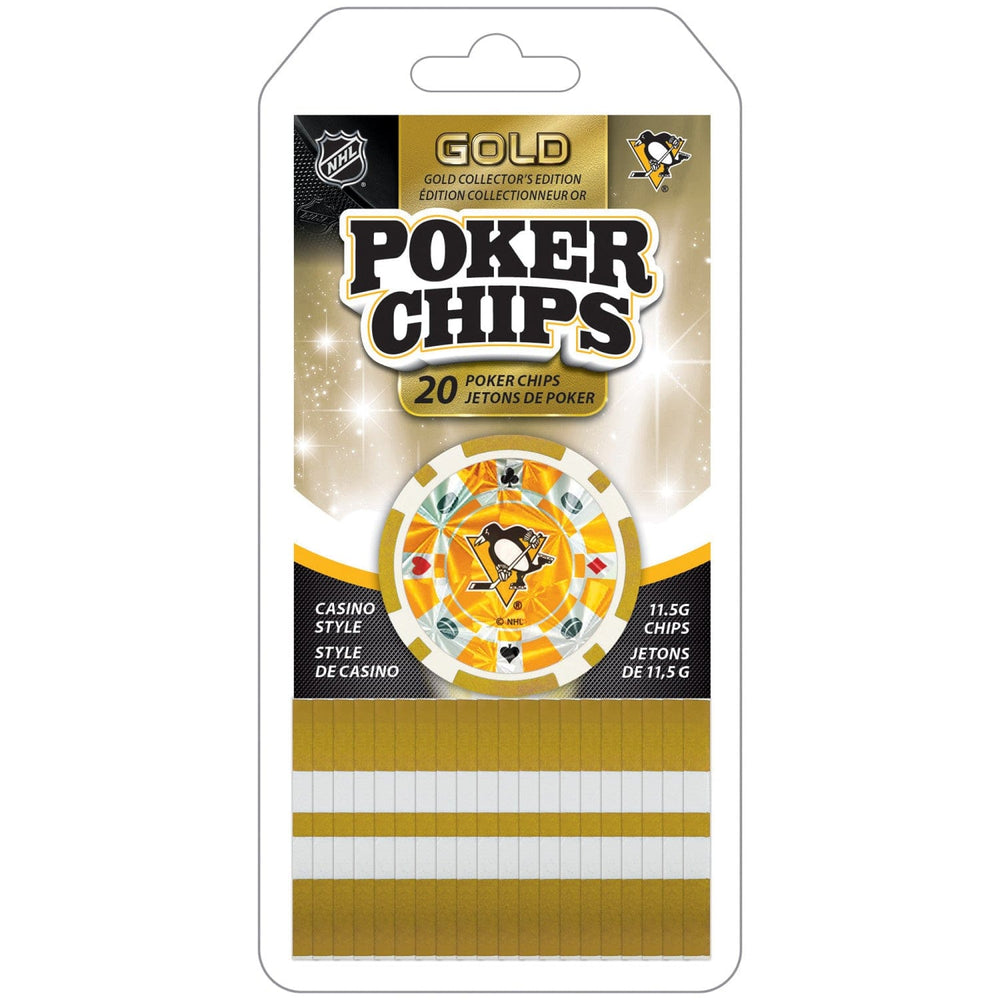 Pittsburgh Penguins 20 Piece Poker Chips (ONLINE ORDER ONLY)