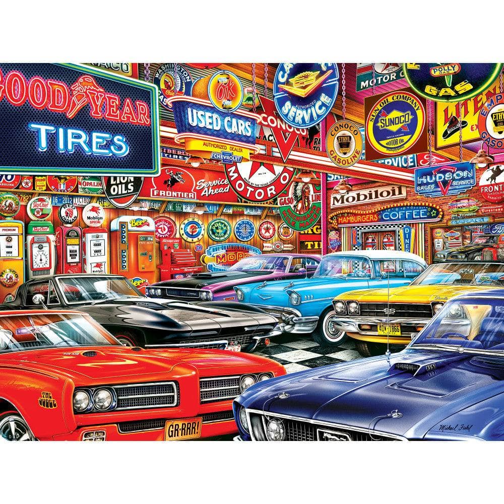 Wheels - Gas, Grit & Glory 750 Piece Jigsaw Puzzle