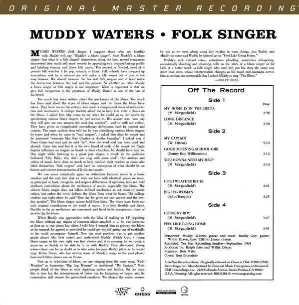 Folk Singer [Mofi, Ltd, Numbered] [Vinyl] (ONLINE ORDER ONLY)