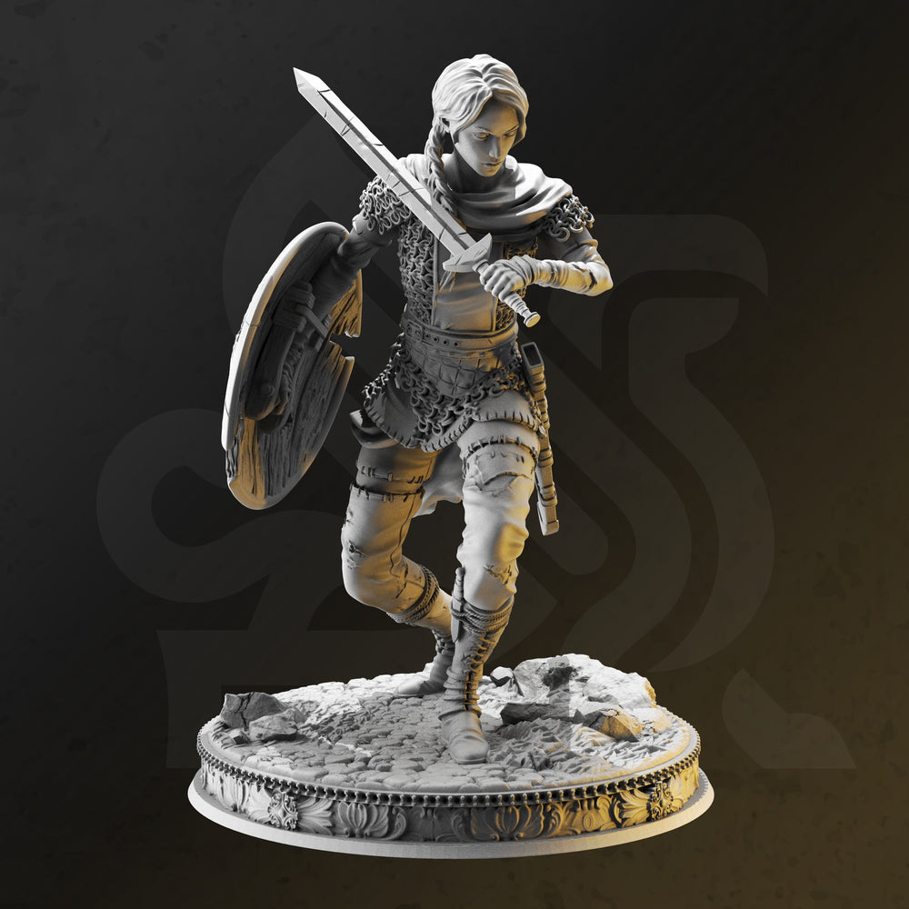 Freya the Fearless, Shield Maiden (Female Human Paladin) (Online Order Only)