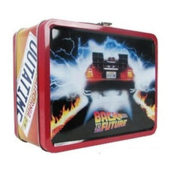 Back to the Future Outatime Retro Style Tin Tote Lunch Box (ONLINE ORDER ONLY)