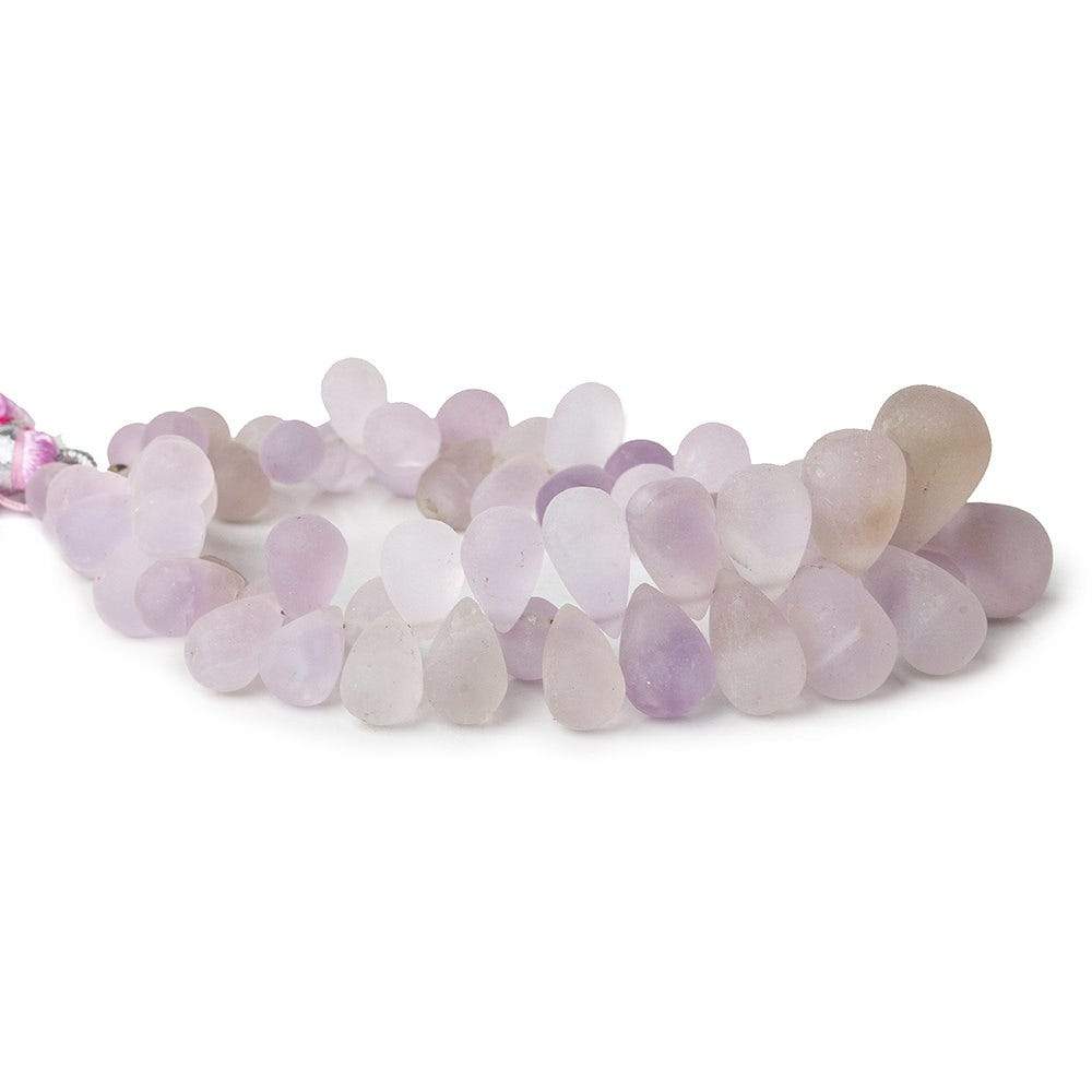 Frosted Pink Amethyst Plain Tear Drop (ONLINE ORDER ONLY)