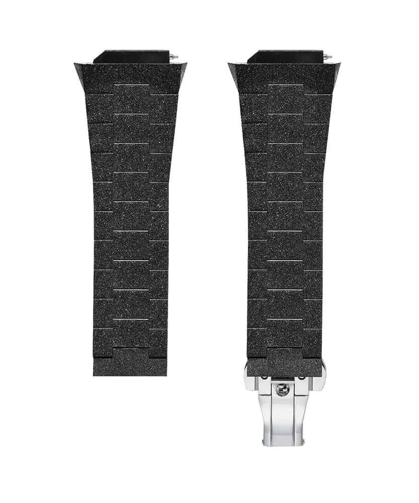 Star Dust I Frosted Black Watchband (Online Only)