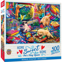 Home Sweet Home - Pet's Play Room 500 Piece Jigsaw Puzzle (ONLINE ORDER ONLY)