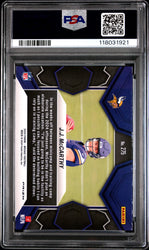 Graded 2024 Panini Mosaic JJ McCarthy #275 Camo Pink Rookie RC Football Card PSA 10 Gem Mint