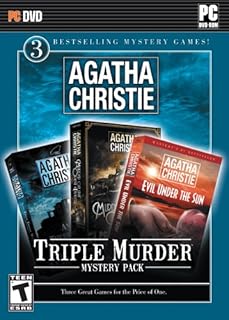 Agatha Christie: Triple Murder Mystery Pack (And Then There Were None, Murder on the Orient Express, Evil Under the Sun) - PC Games (ONLINE ORDER ONLY)