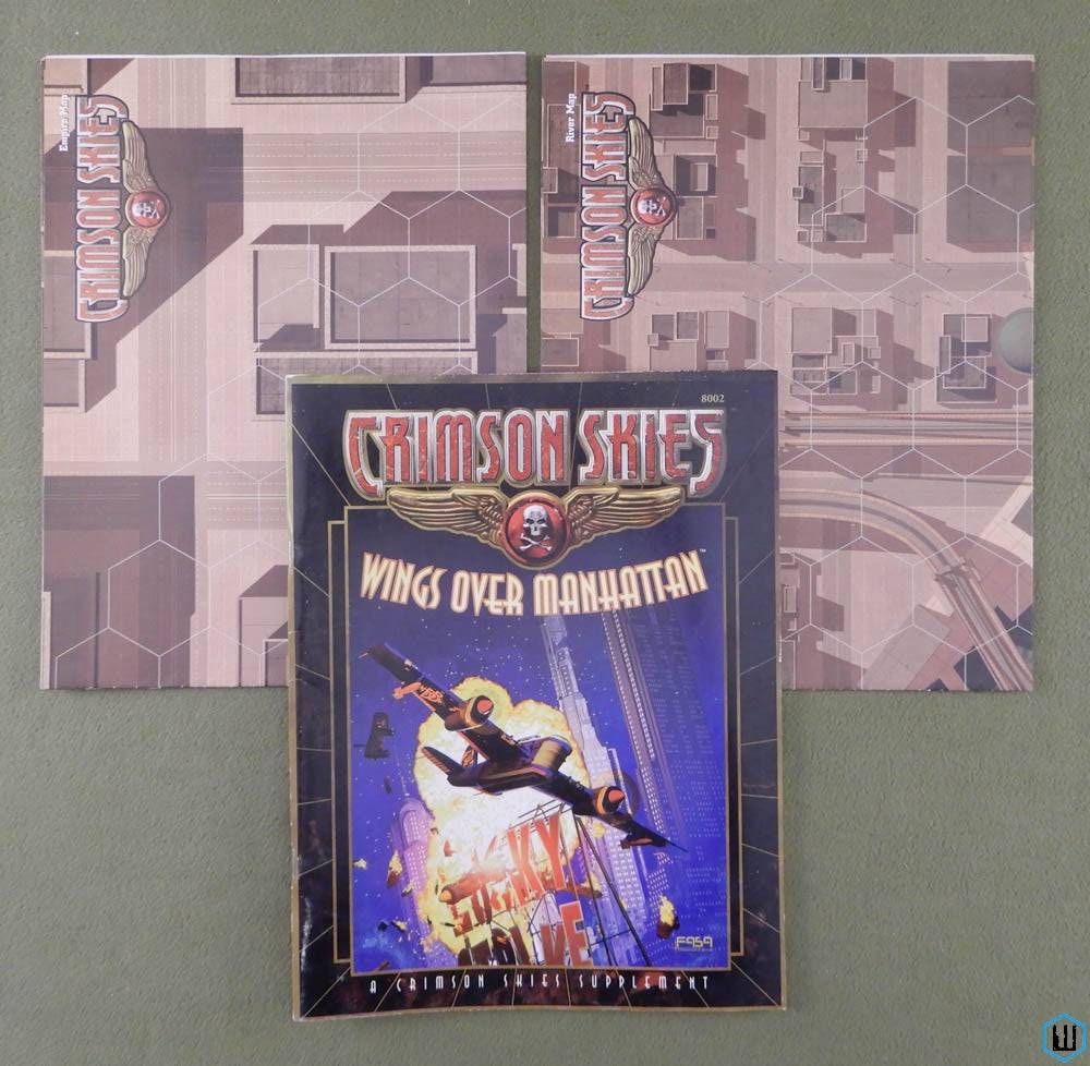 Crimson Skies: Wings Over Manhattan (A Crimson Skies Supplement) - Crimson Skies RPG (ONLINE ORDER ONLY)