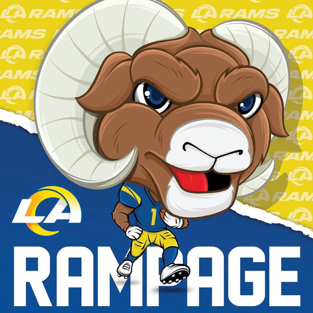 Los Angeles Rams - NFL Mascot 100 Piece Jigsaw Puzzle