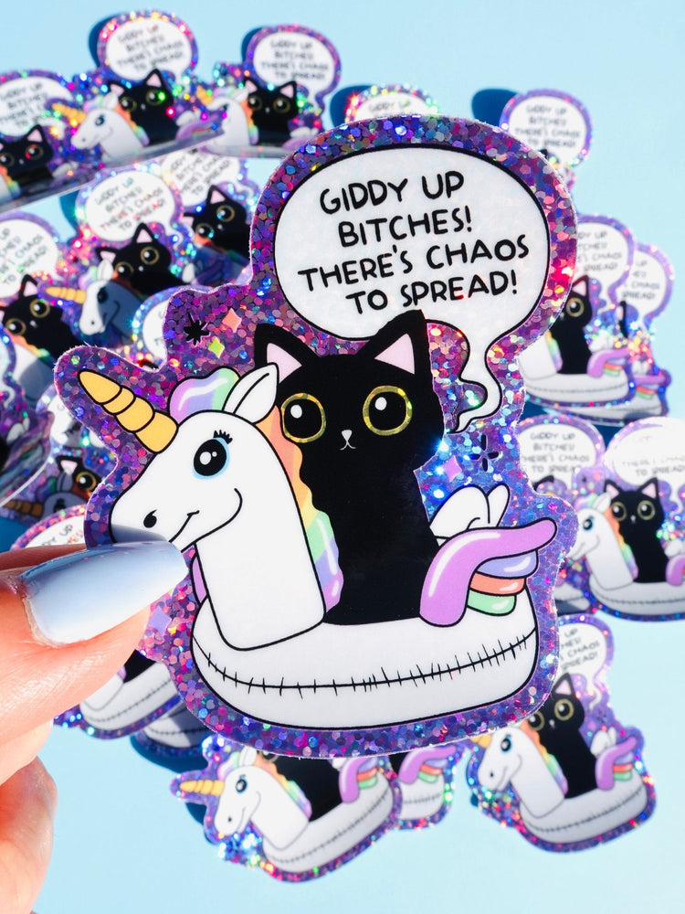 Giddy Up Bitches Sticker
