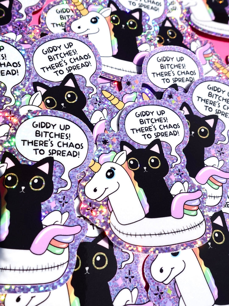 Giddy Up Bitches Sticker