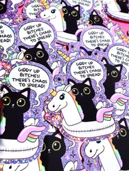 Giddy Up Bitches Sticker