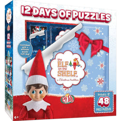 12 Days of Elf on the Shelf Jigsaw Puzzles - Advent Calendar (ONLINE ORDER ONLY)