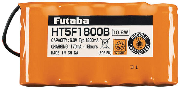 Futaba 1800mAh 6.0V NiMh Transmitter Battery (5-Cell) (ONLINE ORDER ONLY)