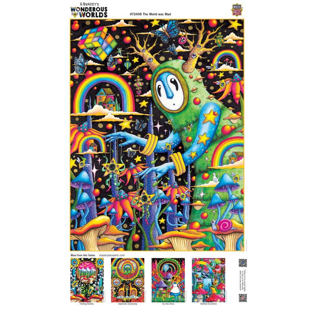 Wonderous Worlds - The World Was Mad 1000 Piece Jigsaw Puzzle
