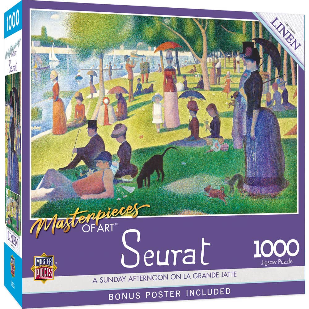 MasterPieces of Art - A Sunday on La Grande Jatte 1000 Piece Jigsaw Puzzle