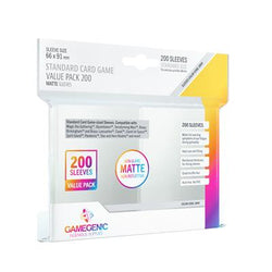 Gamegenic Value Pack Standard Card Game MATTE Sleeves (66 x 91 mm, 200 pack) (ONLINE ORDER ONLY)