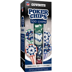 Dallas Cowboys 100 Piece Poker Chips (ONLINE ORDER ONLY)