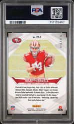 Graded 2024 Panini Phoenix Ricky Pearsall #234 Fire Burst /350 Rookie RC Football Card PSA 10 Gem Mint