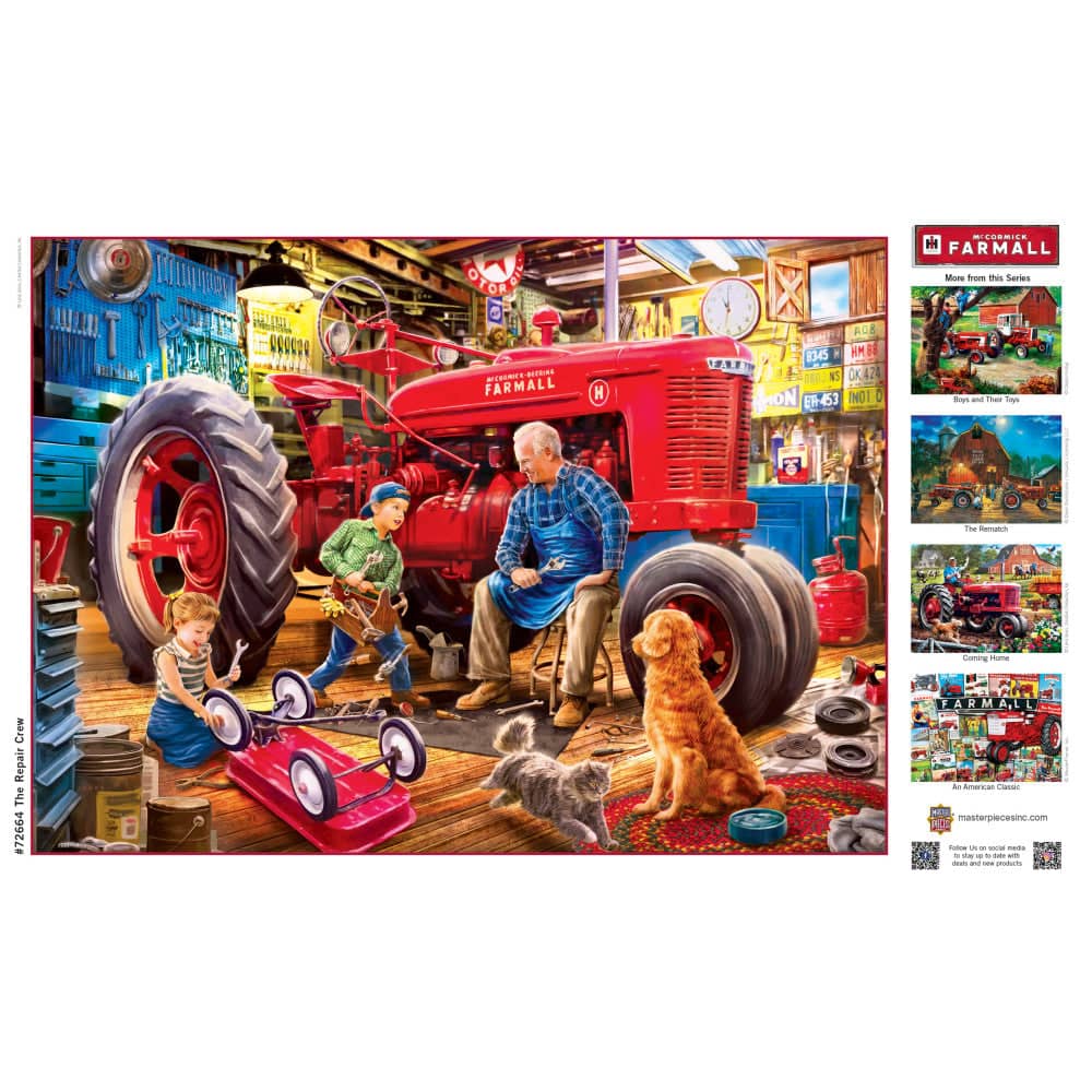 Farmall - The Repair Crew 1000 Piece Jigsaw Puzzle