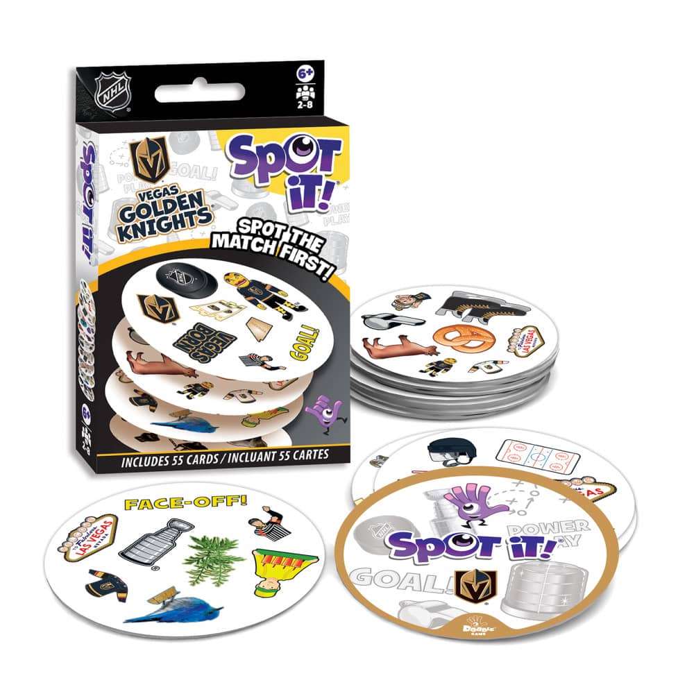 Las Vegas Golden Knights Spot It! Card Game