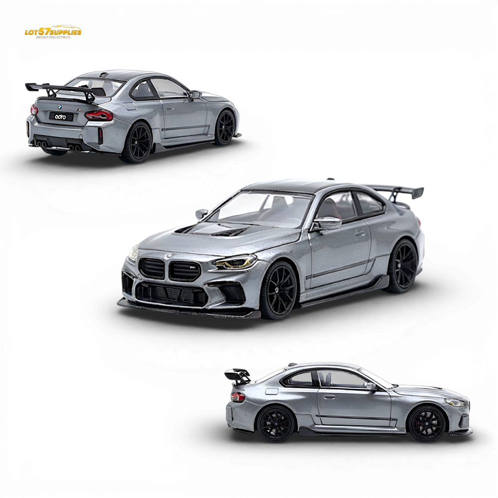 (Pre-Order) SW BMW G87 M2 ADRO - Low Tail Titanium Grey 1:64 (ONLINE ORDER ONLY)