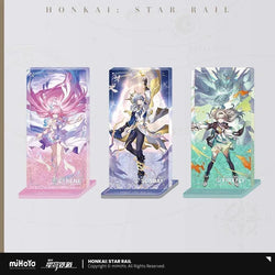 Honkai: Star Rail The Destruction Character Warp Artwork Acrylic Glitter Quicksand Stand Decoration