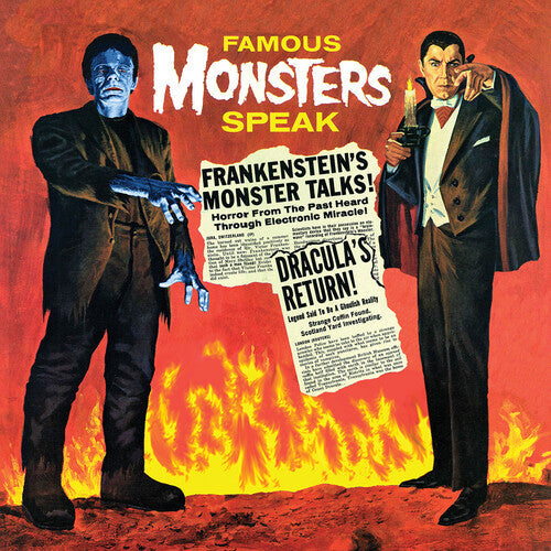 Gabriel Dell - Famous Monsters Speak (Colored Vinyl, Red, Black) [Vinyl] (ONLINE ORDER ONLY)