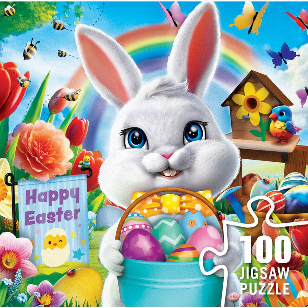 Easter Garden - 100 Piece Square Jigsaw Puzzle